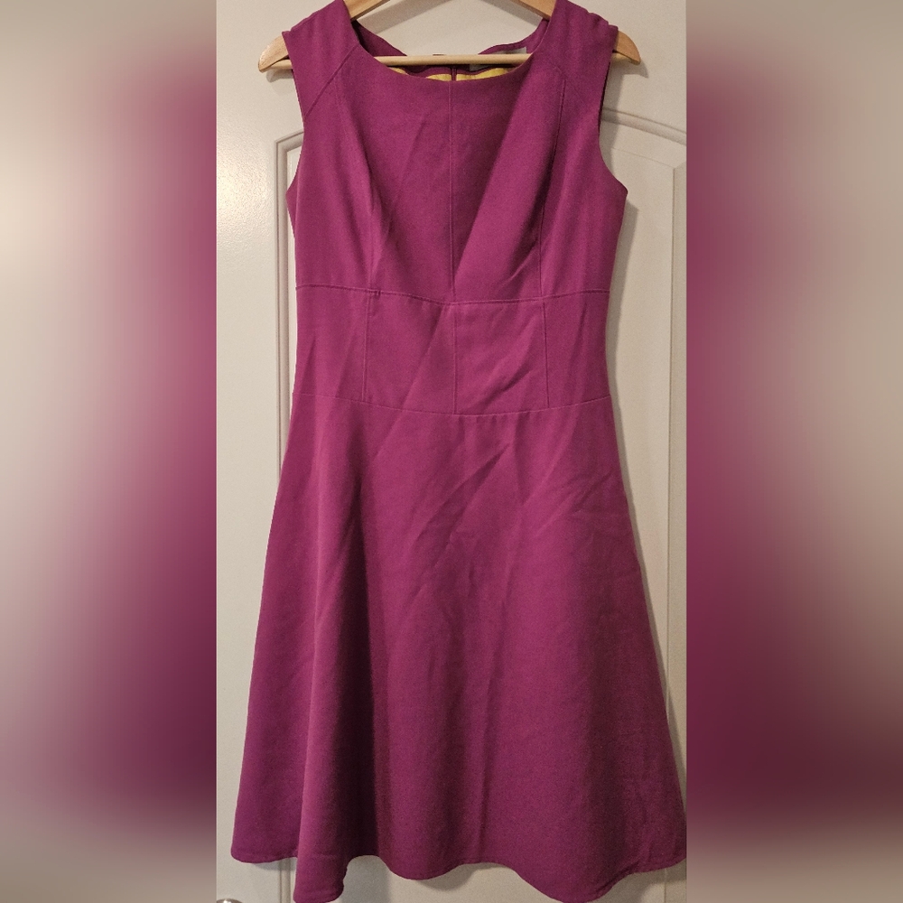 Marc New York Strapless Magenta Dress